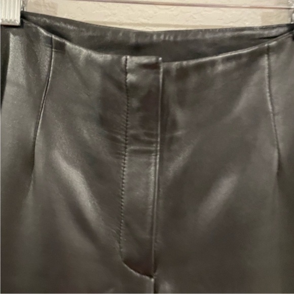 Vintage Wilson Leather Pelle Studio Flare Leg Pants Size 6 - Picture 9 of 9
